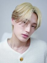 レガシー(REGASEA) センターパート サンウォンヘア メンズブリーチ エンドカラー