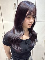 ヴァネッサ(VANESSA)&nbsp;パープルイルミナカラー髪質改善トリートメント×山本かほ