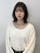 アクシス 栄店(`AXIS)&nbsp;森崎ミルクティーブロンド/ダークブルー/デジタルパーマ/栄