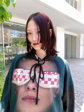 チクロヘアー(Ticro hair) @nkkn15 姫layer / cassis brown