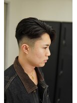 ブリードトウキョウ 亀戸店(BRYD TOKYO) 刈り上げフェードセンターパートニュアンスパーマ曲がる縮毛矯正