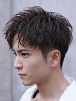 フィフス 大分(fifth)&nbsp;大分ルーズパーマメンズカットルーズショートツーブロックゆるめ