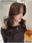 韓国風くびれレイヤー、くびれミディ、顔まわりレイヤー