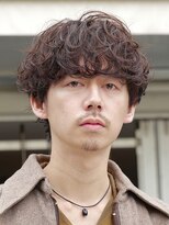 フィフス 大分(fifth)&nbsp;大分シャドウパーマメンズカットラウンドマッシュツーブロック