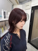 マーシュ 梅田(marshu)&nbsp;Cassis red×くびれボブ♪