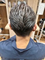 アズールサン 草加西口店(azule-sun)&nbsp;30,40代,ビジネスショート,アップバング,ホワイトメッシュ/草加