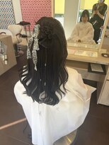 アース 郡山コスモス通り店(HAIR&MAKE EARTH)&nbsp;成人式にもおすすめの上品ヘアアレンジ
