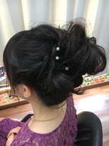 美容室アクアヘブン&nbsp;シニヨンスタイル