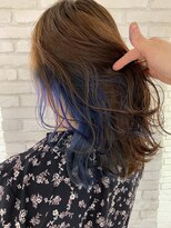 ロンド 表参道店(Lond)&nbsp;大人気デザインカラー＊インナーカラーブルー＊