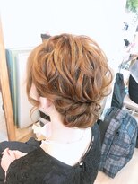 ロカット サロン(Roquat Salon) ミディ編み込みシニヨンアレンジ【ヘアアレンジ 立川南/立川】
