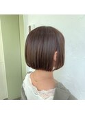 ミニボブ　　オリーヴベージュカラー
