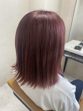 アジールヘア 東上野店(agir hair) ピンクベージュ【上野 イルミナカラー】