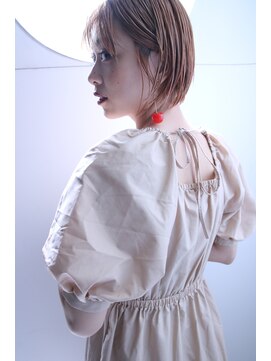 ブーケ(BOUQUET) pink bob × シースルーバング