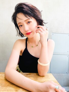 アメリ 新宿(Ameri) Ameri フェミニンボブ×透け感カラー【新宿】