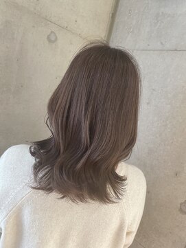 リビンバイアフロート(Livin by afloat) ブリーチなし透明感カラーくすみベージュ おおたかの森