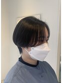 毛流れパーマハンサムショート
