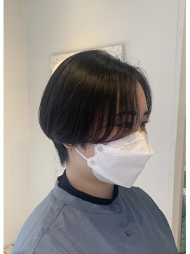 アマレット(Amaretto) 毛流れパーマハンサムショート