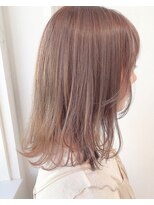 ジエクトカナウ 大阪梅田店(The Ect canow) ミディアム/オルチャンヘア/ワンホンヘア/ミントベージュ