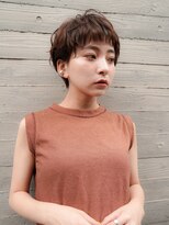 ソウ アオヤマ(SO aoyama)&nbsp;20代30代40代　ニュアンスパーマ　ベリーショート