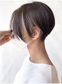【morio 原宿】刈り上げハンサムショート インナーカラー