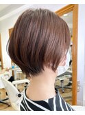 ショート チョコレート　モードヘア　大人ショート