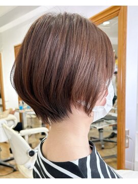 ヘッズ 本八幡店(HEADS) ショート チョコレート　モードヘア　大人ショート