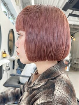 ヒビヲ(HIBIO) ダブルカラーピンクベージュミルクティーベージュイルミナカラー