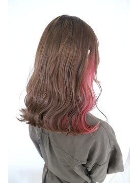 ドロシー 郡山桑野店(Dorothy) 《オズ》インナーカラーダブルブリーチピンク#髪質改善