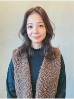 ラヴィズム 小新店(LUVISM)&nbsp;ミディアム/セミロング/コテ巻き/ベージュ新潟西区　小新