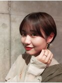倉科カナさん風×ひし形ショートボブ×前髪あり20代30代40代