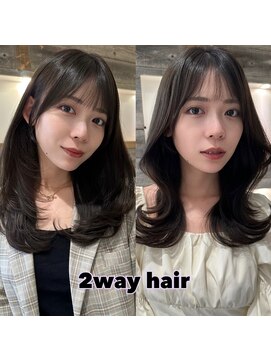 アイヴィ 表参道(IVY) 2wayヘア  くびれヘア  ワンカールレイヤー【肥田亜沙美】