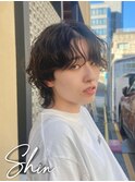 【SHIN★】存在感を放つ ウルフ×シースルー×パーマ