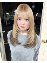 アンメリーアン(Ann merry ann)&nbsp;フレンチカジュアル大人美人小顔束間ウルフパーマミニウルフ