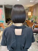 NAKAMURA #126 ボブ ミニボブ 切りっぱなしボブ 透明感カラー