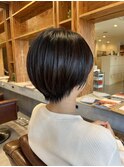 20代30代大人ショートボブｘ小顔ウルフカット丸みショート