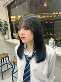 ダークグレージュ/ブリーチなし/髪質改善/レイヤーカット