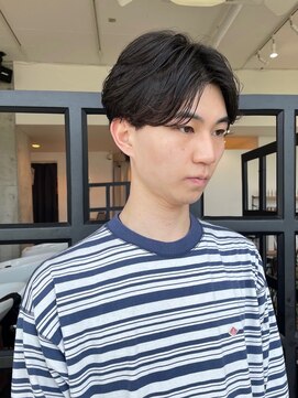 ディーエックス ウエスト(Dxxxx WEST) メンズセンターパート ビジネスヘア メンズカット メンズ