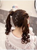 セーラームーン【クランソア】ヘアメ/ヘアセット/心斎橋ヘアメ