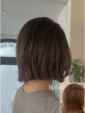 アンプラグド(unplugged) 赤み消しアッシュベージュ