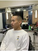 べリーショートダークアッシュニュアンスパーマ韓国マッシュ