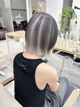 モリオフロムロンドン 大宮店(morio from London) 【坪井】ケアブリーチ ×アンブレラシルバー