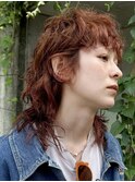マレットヘア/ウルフパーマ/レイヤーパーマ/ミディアムパーマ