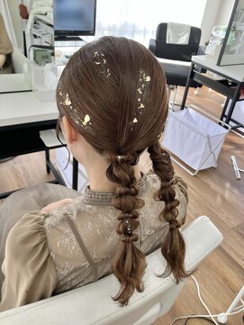 オウン(AUN) タイトツイン編みおろし