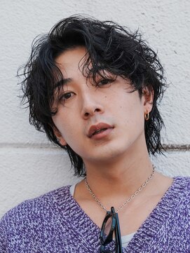 フィフス(fifth) センターパートウルフ常田パーマ波巻きスパイラルパーマ原宿30代