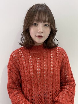 ヘアー アイス ルーチェ(HAIR ICI LUCE) ミディアムレイヤー/ベージュカラー/太田