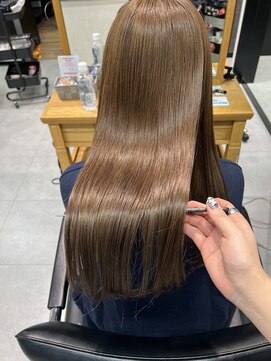 髪質改善/横須賀髪質改善/美髪/ブリーチなしカラー/縮毛矯正