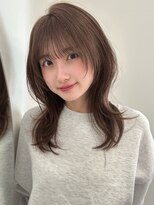 アンアミ シブヤ(Un ami shibuya) Unami】レイヤーカット/ハッシュカット/透明感カラー