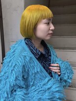 ルイス(LEWES)&nbsp;ぱつっとオン眉ハイトーンボブ