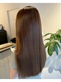 韓国風ストレートロング