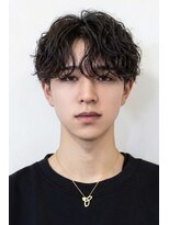 ラスト(LUAST) 波巻きスパイラルフェザーパーマフェザーショートセンターパート